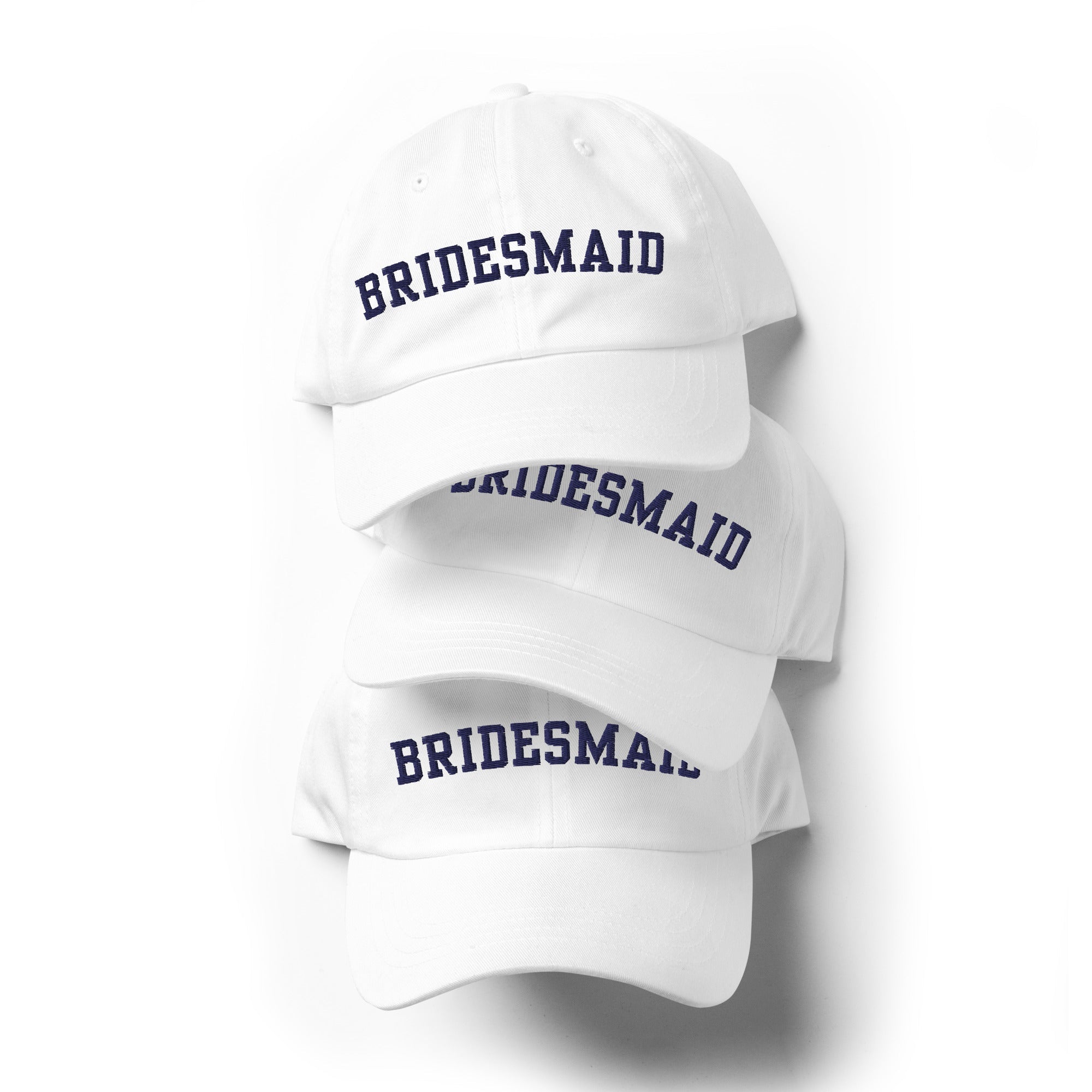 Varsity Bridesmaid Hat - White-Union Threads