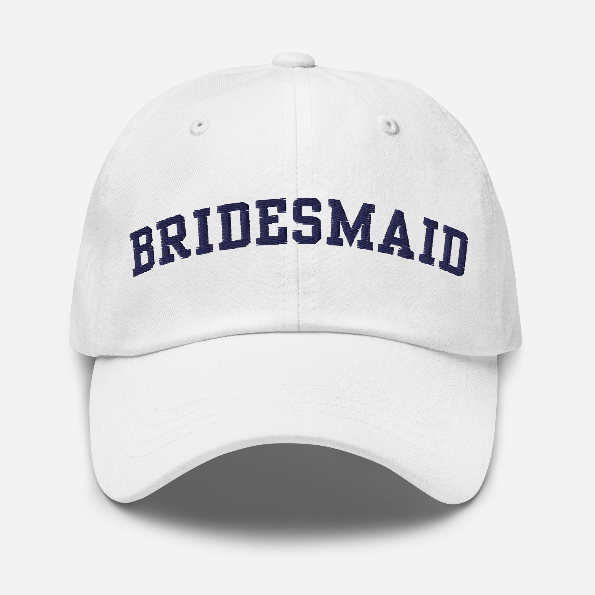 Varsity Bridesmaid Hat - White-Union Threads