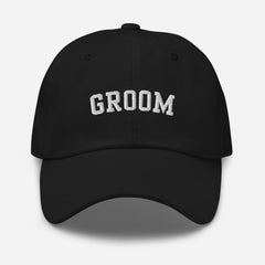 Varsity Groom Hat - Black-Union Threads