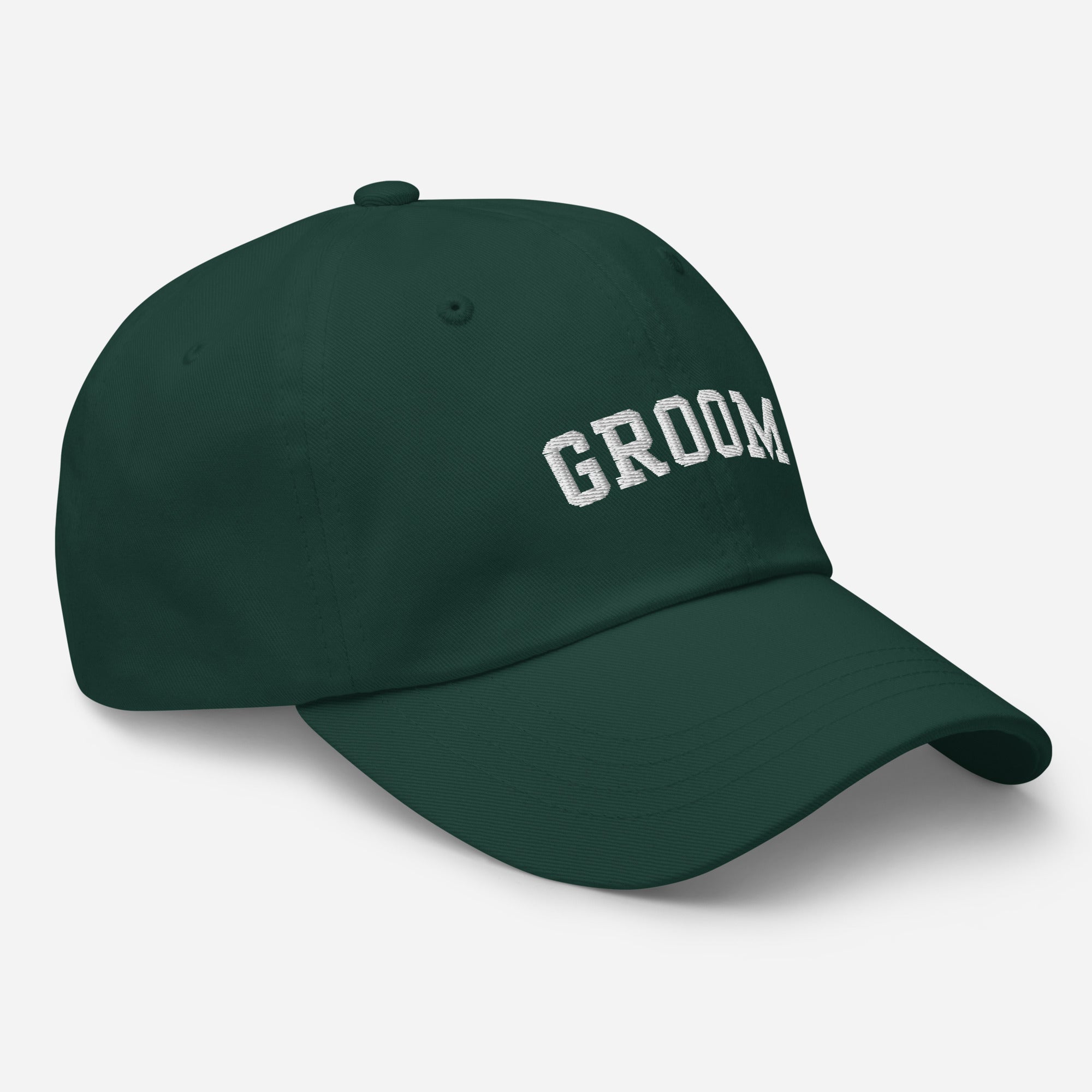 Varsity Groom Hat - Forest Green-Union Threads