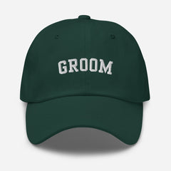 Varsity Groom Hat - Forest Green-Union Threads