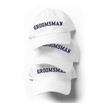 Varsity Groomsman Hat - White-Union Threads