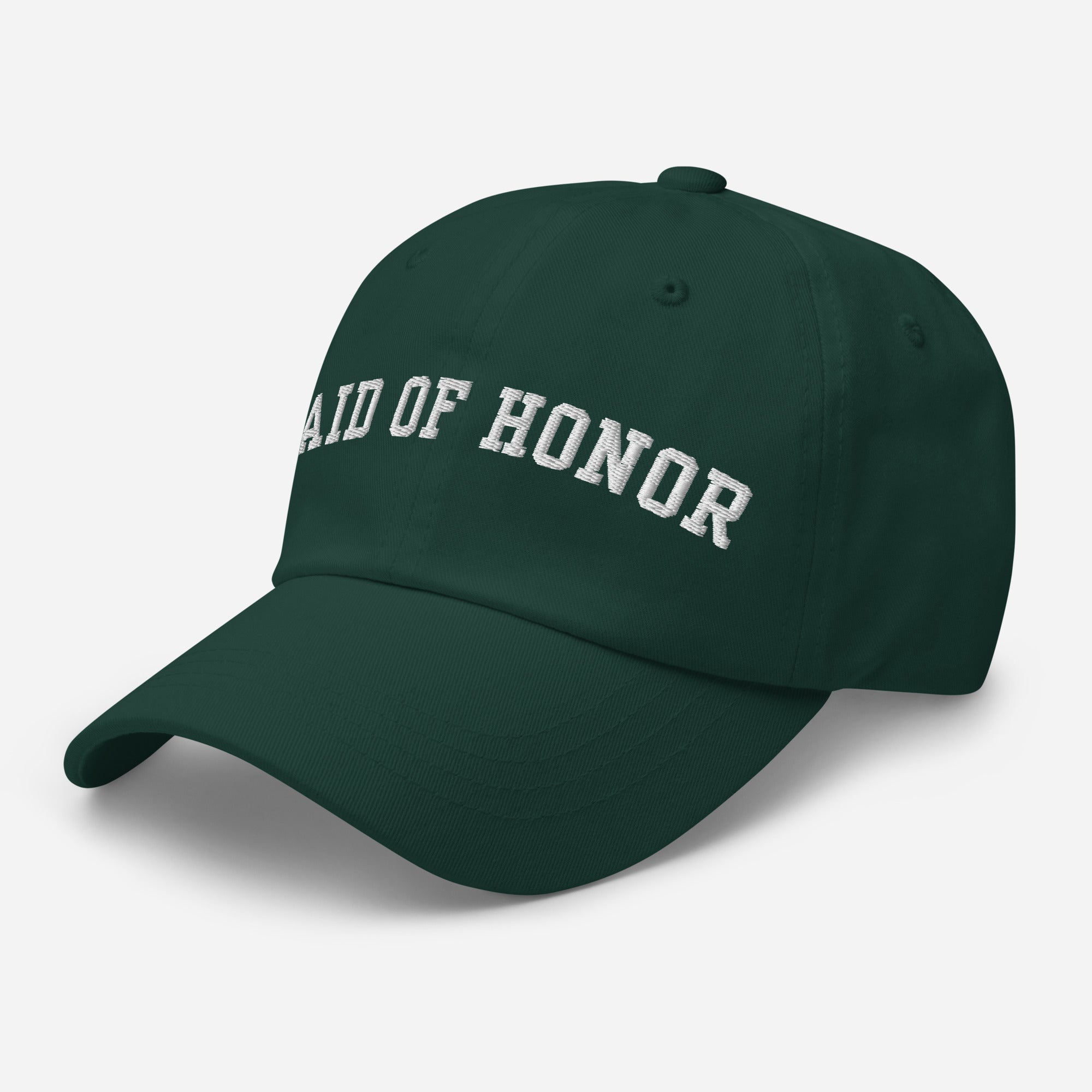 Varsity Maid of Honor Hat - Forest Green-Union Threads