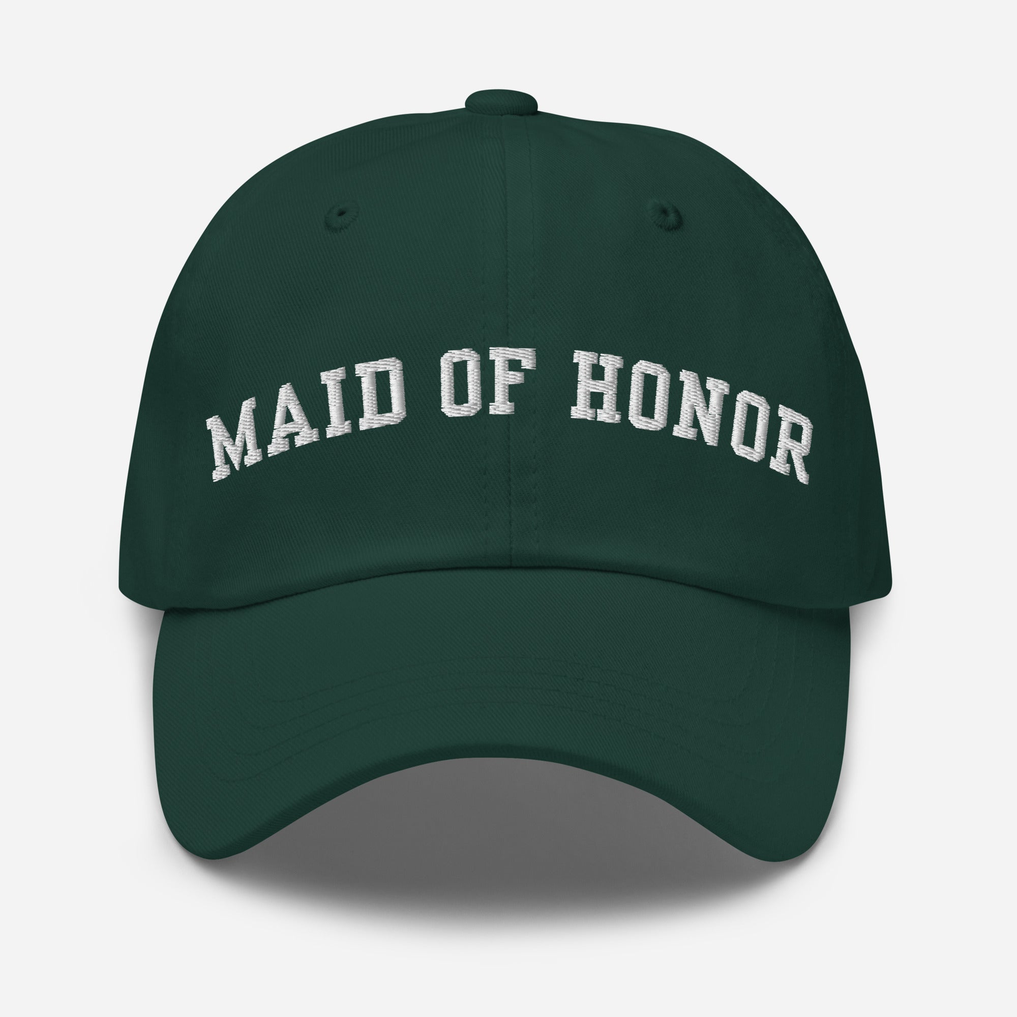 Varsity Maid of Honor Hat - Forest Green-Union Threads