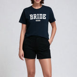 Bride Varsity Shirt - Navy
