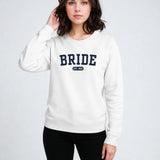 Bride Varsity Sweatshirt - White