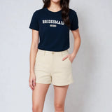 Bridesmaid Varsity Shirt - Navy