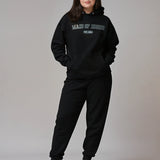 Maid of Honor Varsity Hoodie - Black and Green