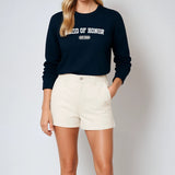Maid of Honor Varsity Sweatshirt - Navy