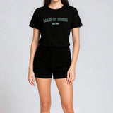 Maid of Honor Varsity Shirt - Black and Green