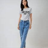 Bride Varsity Shirt - Gray