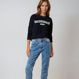 Bridesmaid Varsity Sweatshirt - Navy