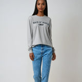 Maid of Honor Varsity Sweatshirt - Heather Gray