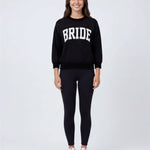 Model wearing Bride Sweater - Onyx Black