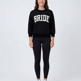 Model wearing Bride Sweater - Onyx Black