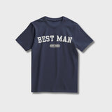 Best Man Varsity Shirt - Navy