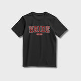 Bride Varsity Shirt - Black and Red