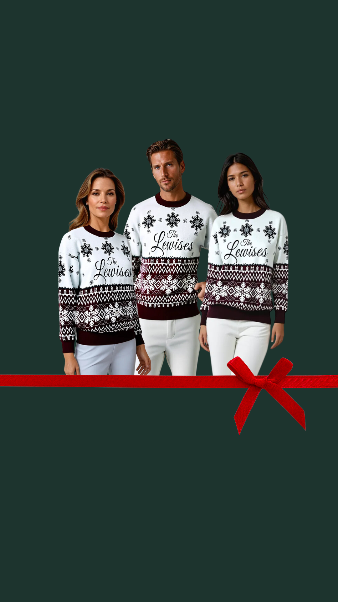 custom christmas sweaters for family