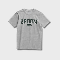 Groom Varsity Shirt - Gray