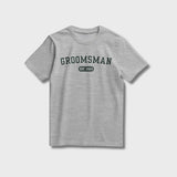 Groomsman Varsity Shirt - Heather Gray