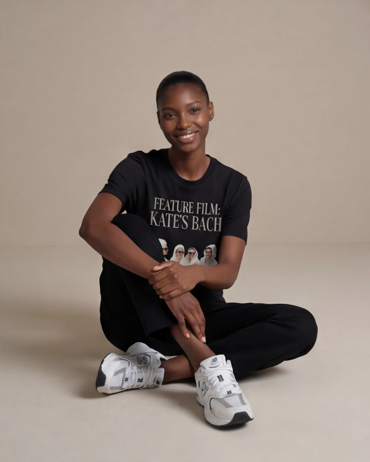 Model wearing Movie Poster Bachelorette Shirt