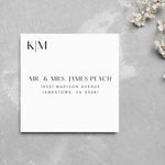 Minimalist Square Envelope, Editable Canva Template | Digital Download, Custom Wedding Envelope