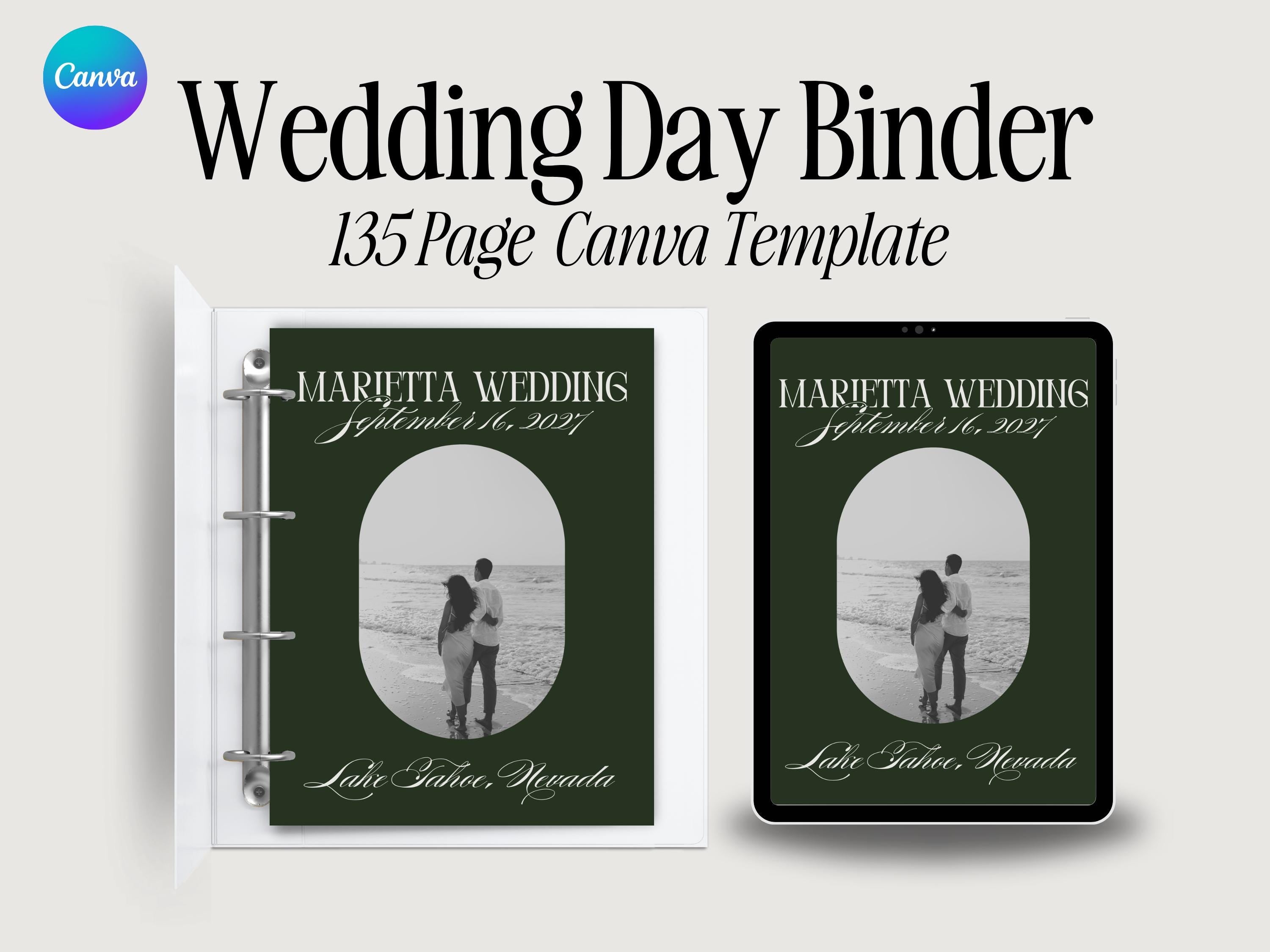 wedding day binder