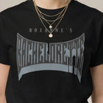 Model wearing Rock Band Bachelorette Shirt