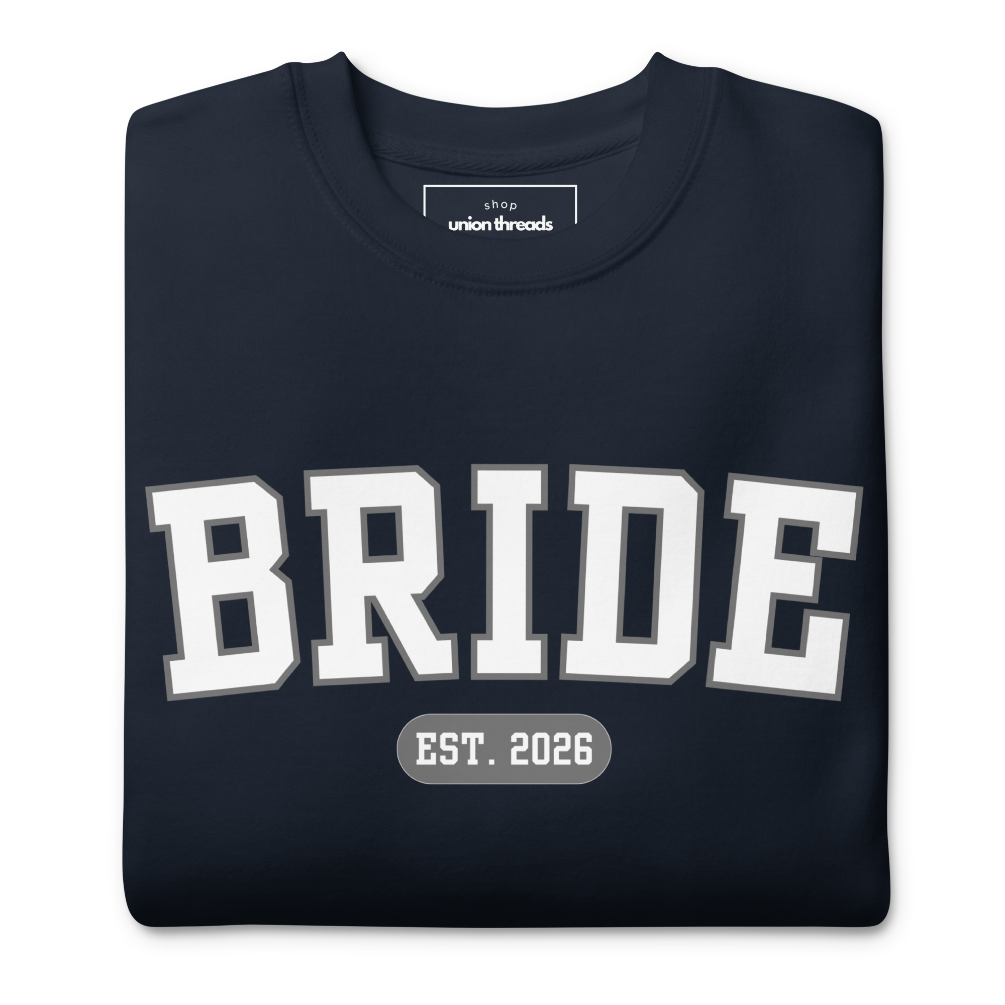 Bride Varsity Sweatshirt - Navy
