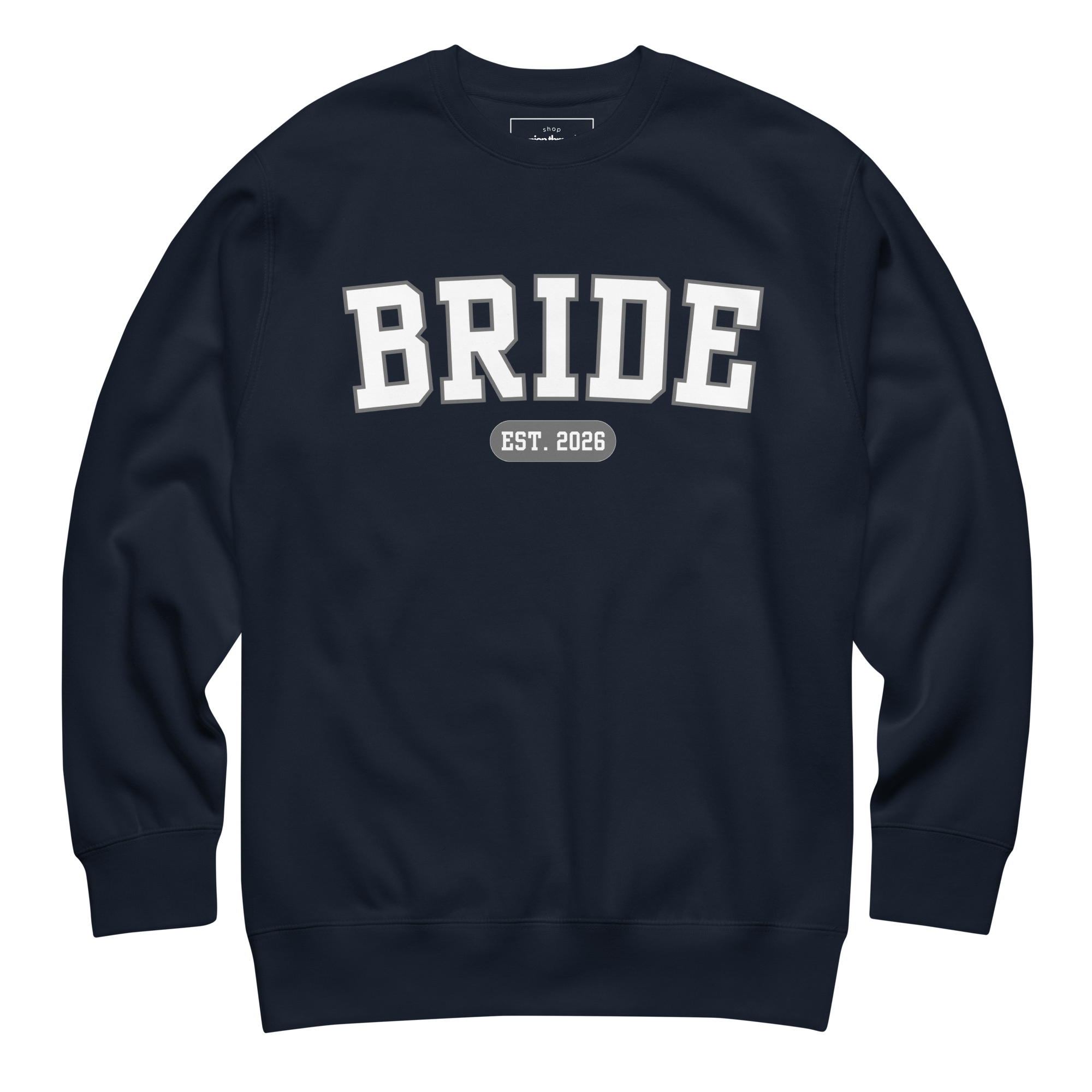 Bride Varsity Sweatshirt - Navy