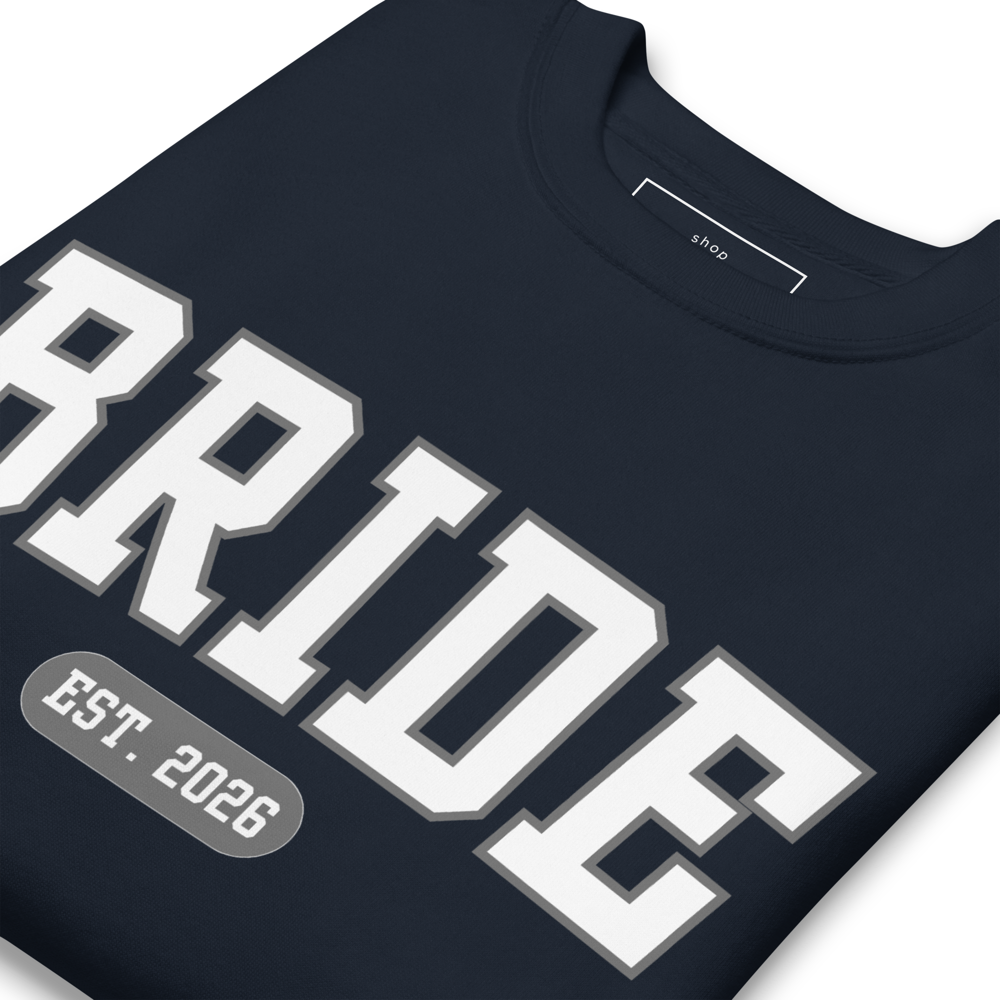 Bride Varsity Sweatshirt - Navy