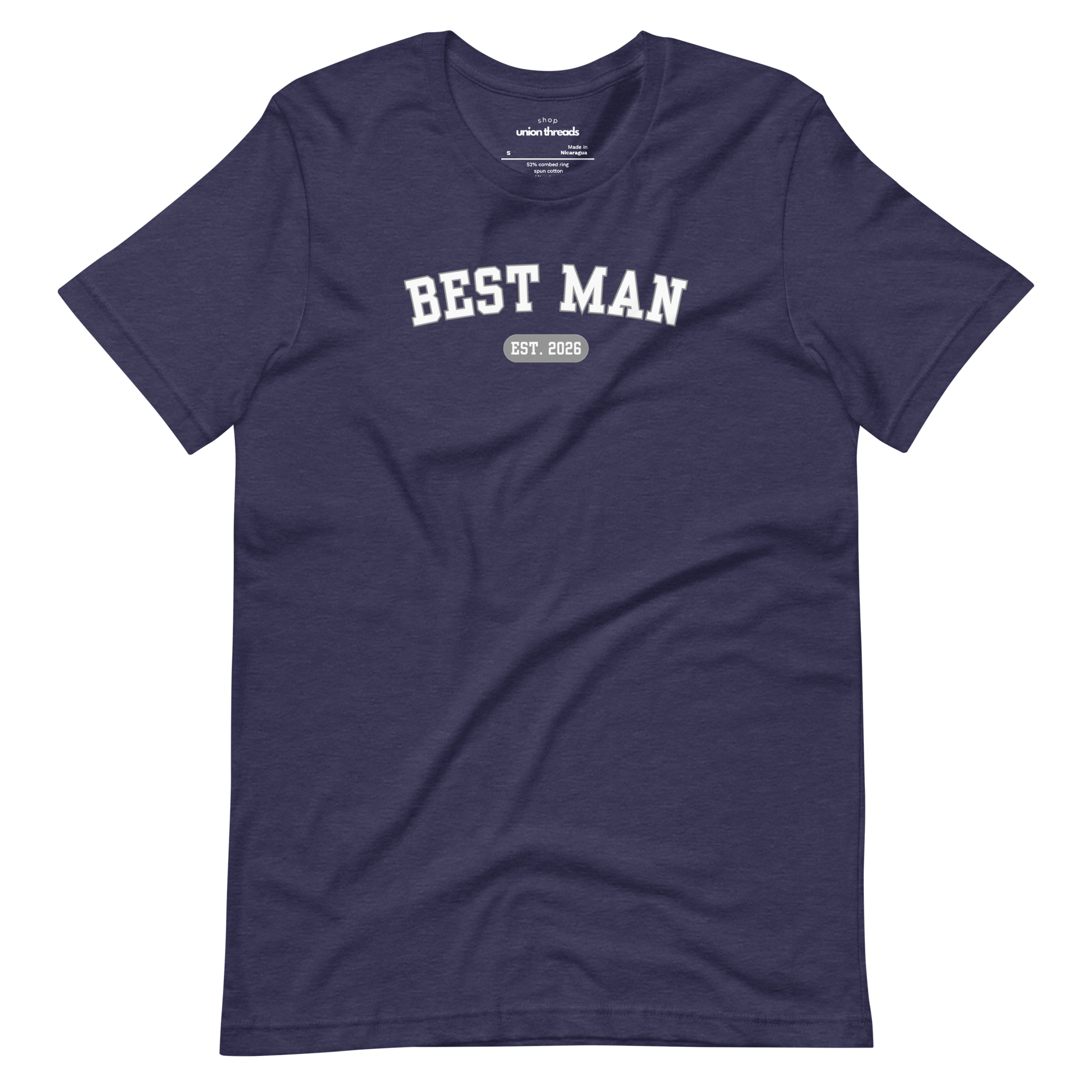 Best Man Navy Shirt - Front View