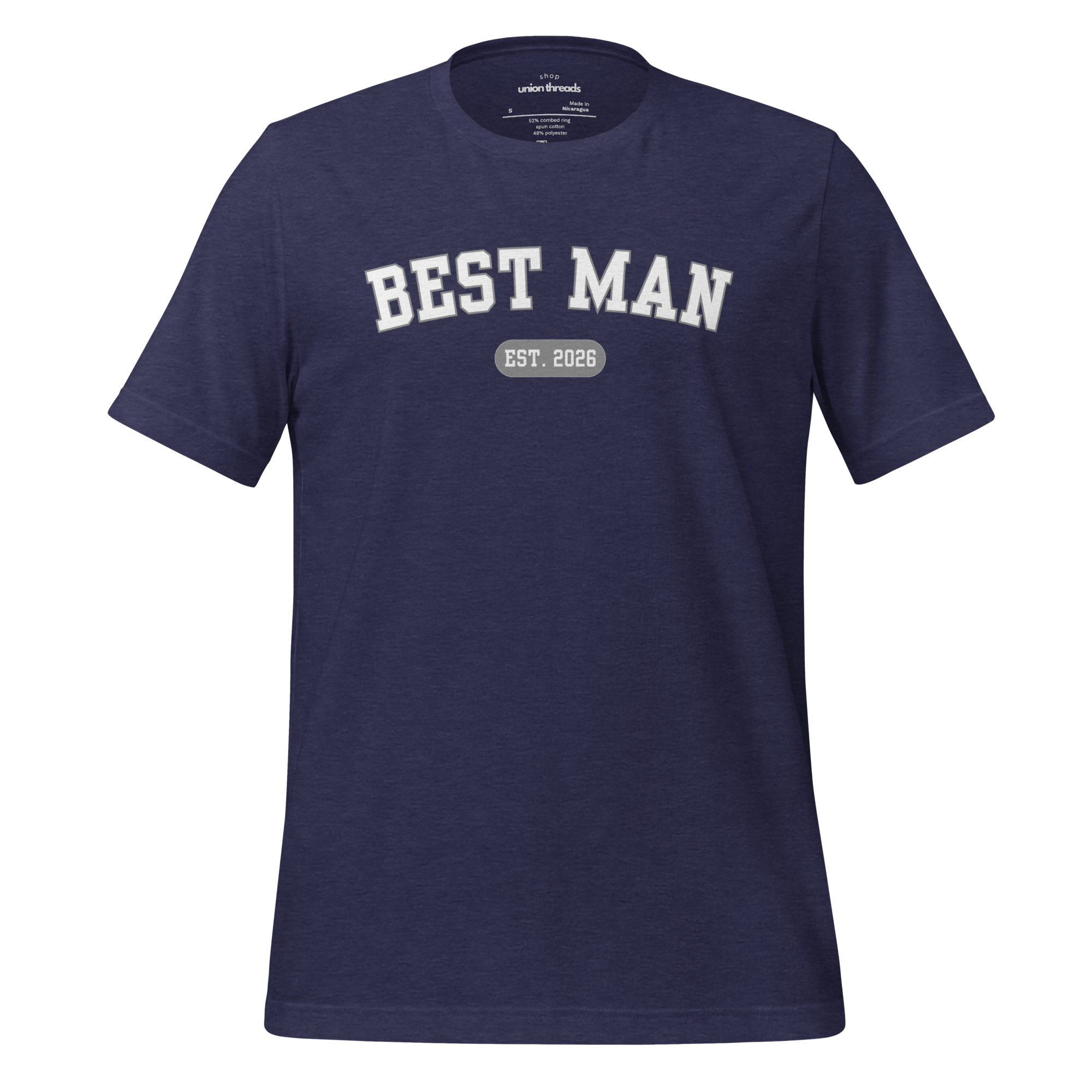 Best Man Navy Shirt - Front View