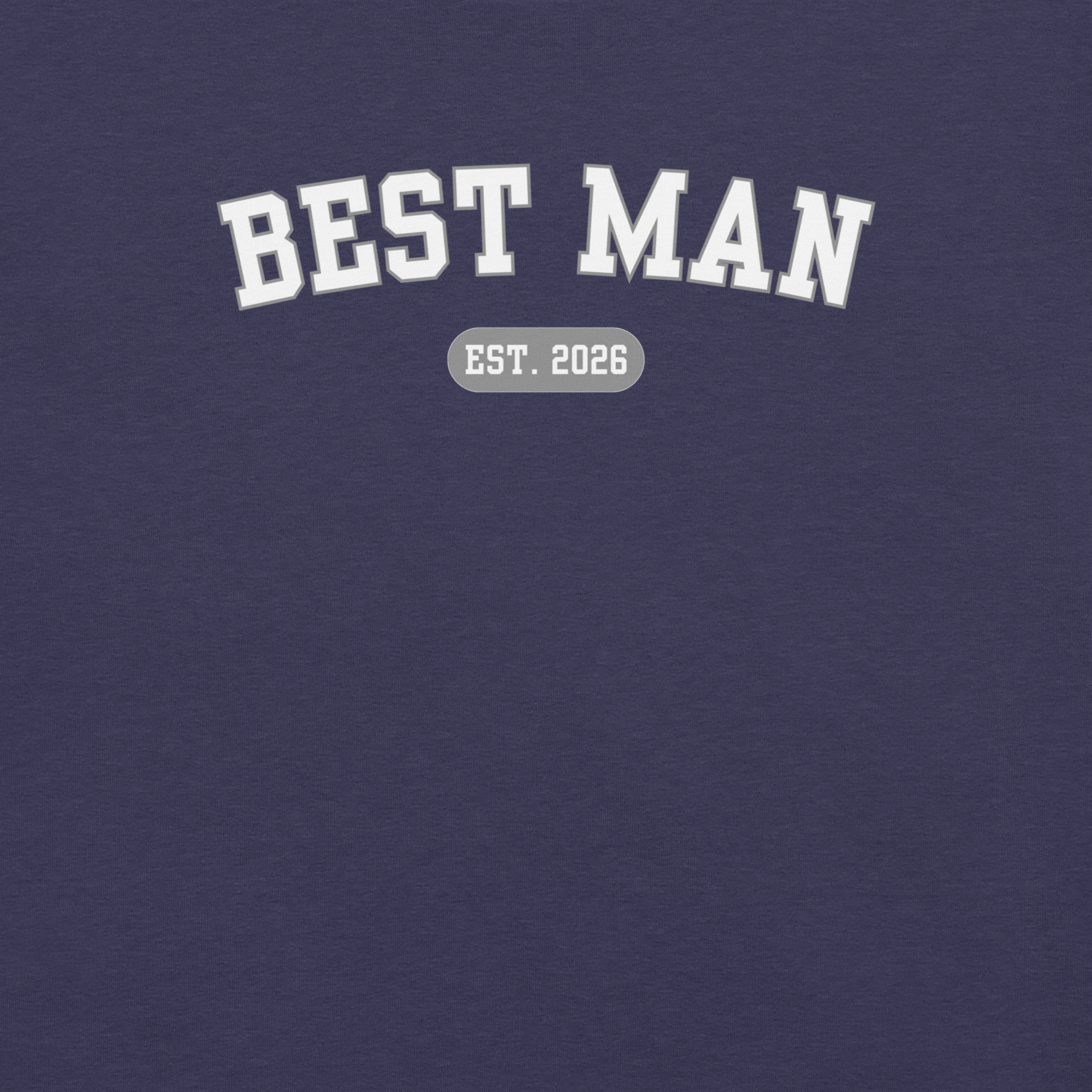 Best Man Navy Shirt - Front View