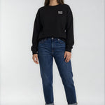 Model wearing Bachelorette Tour Sweatshirt - Black