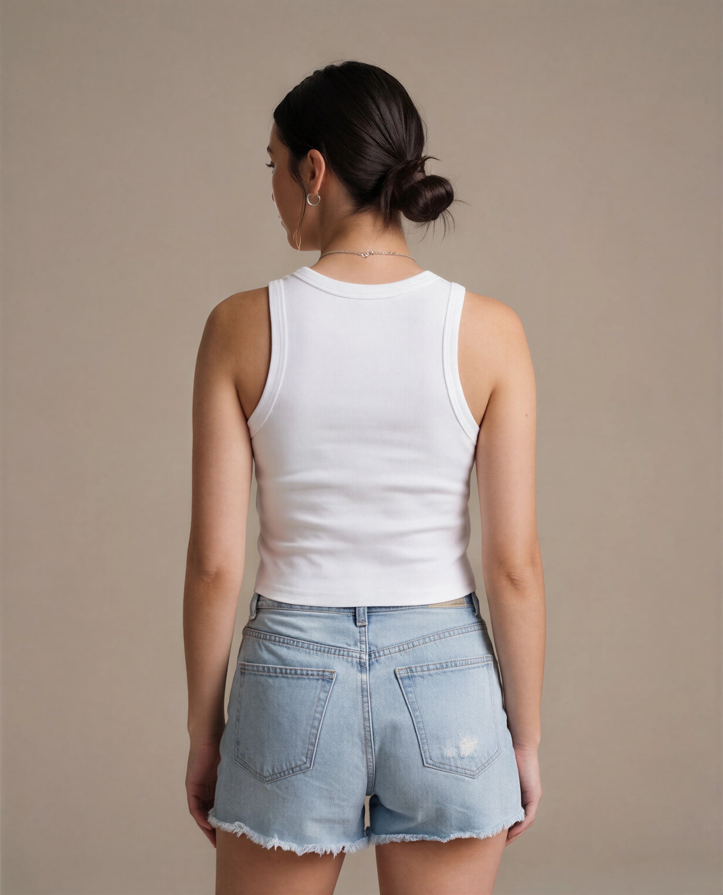 Model wearing Last Rodeo Tank Top