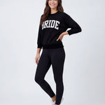 Model wearing Bride Sweater - Onyx Black